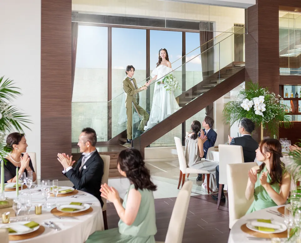 憧れの階段入場体験